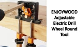 ENJOYWOOD Adjustable Electric Drill Wheel Round Tool