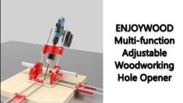 ENJOYWOOD Multi-function Adjustable Woodworking Hole Opener