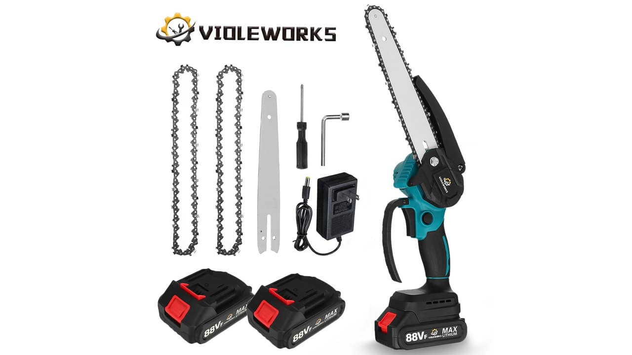 VIOLEWORKS Electric Chain Saw Coupon
