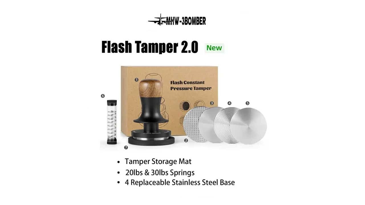 MHW 3BOMBER Flash Coffee Tamper Coupon