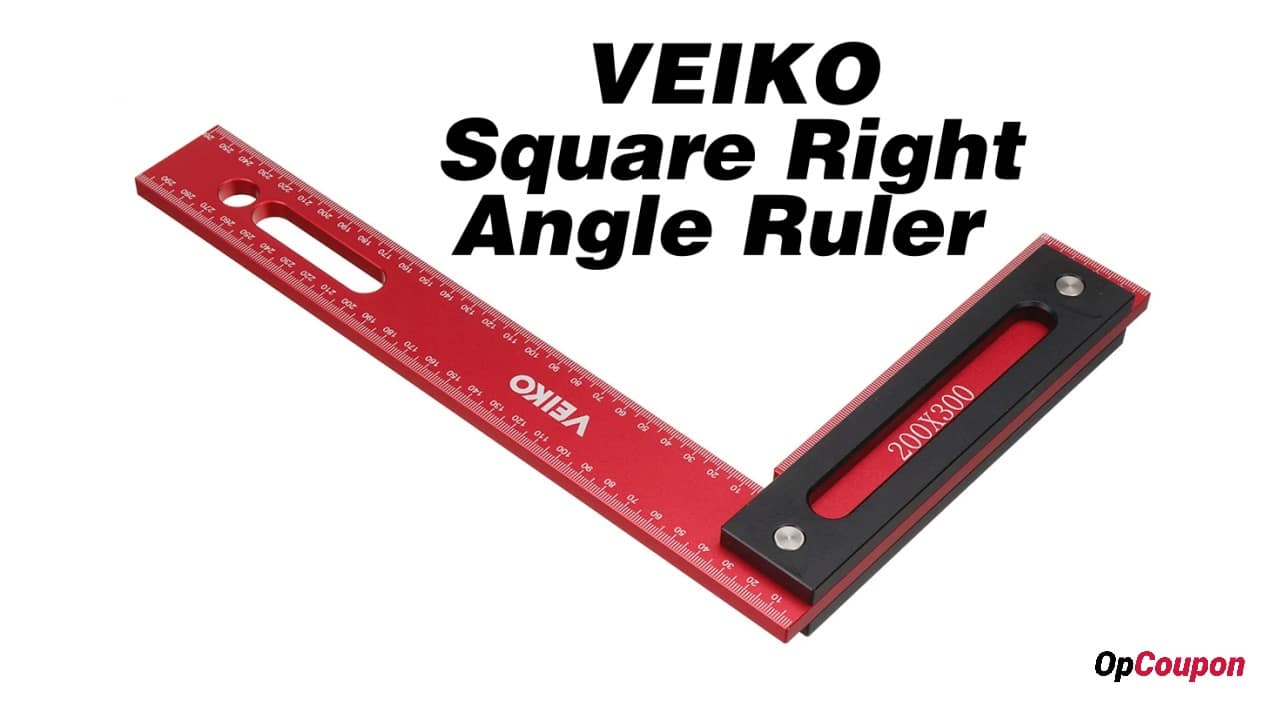 VEIKO Square Right Angle Ruler Coupon