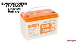 SUNHOOPOWER LiFePO4 Battery Coupon